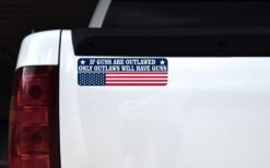 US Flag If Guns Are Outlawed Magnet