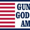 Gun Owning God Fearing American Vinyl Sticker