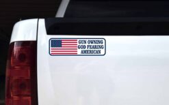 Gun Owning God Fearing American Magnet