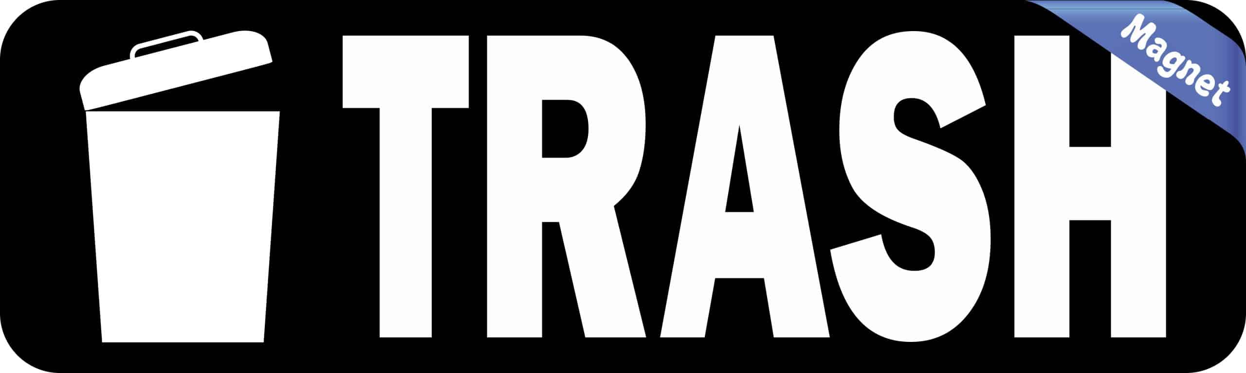 StickerTalk Trash Magnet, 10 inches x 3 inches - Image 2