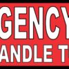 Pull Handle to Open Emergency Exit Vinyl Sticker