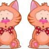 Orange Kitten Vinyl Stickers