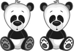 Panda Vinyl Stickers
