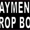 Payment Drop Box Vinyl Sticker