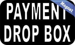 Alternative view of StickerTalk Payment Drop Box Magnet, 5 inches x 3 inches