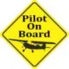 Pilot on Board Magnet