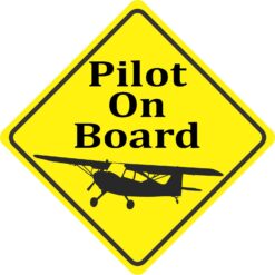 Pilot on Board Magnet