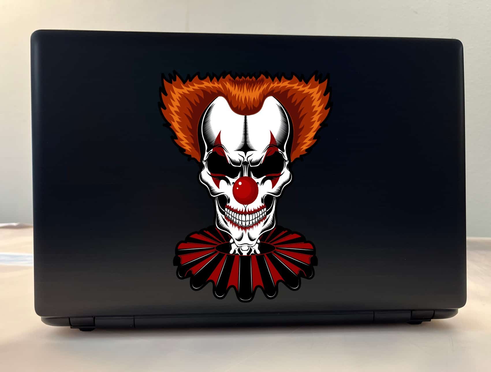 StickerTalk Clown Skull Vinyl Sticker, 6 inches x 8 inches - Image 4