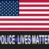 US Flag Police Lives Matter Vinyl Sticker