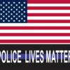 US Flag Police Lives Matter Magnet