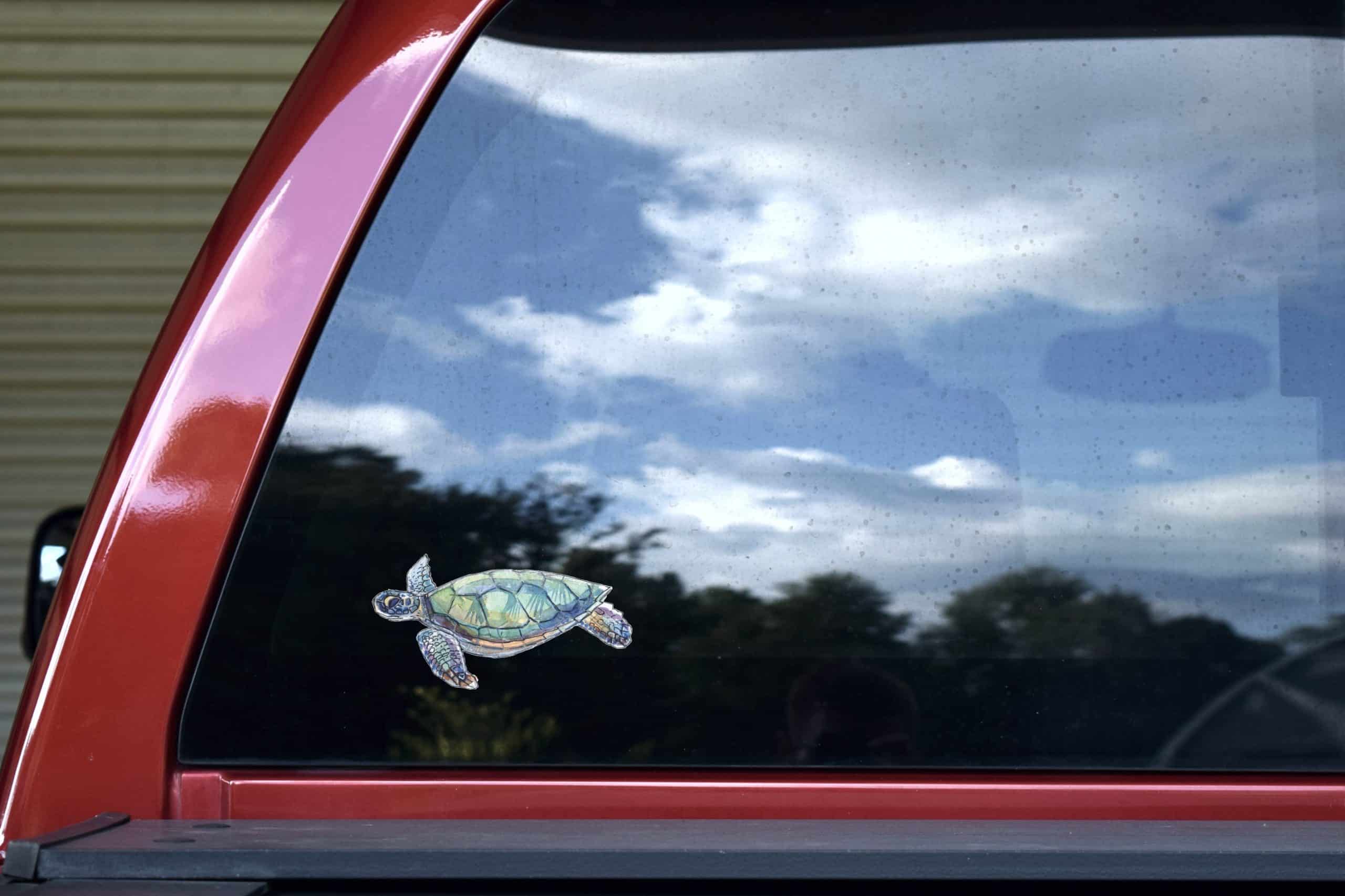 StickerTalk Left Facing Sea Turtle Vinyl Sticker, 5.5 inches x 3 inches - Image 5