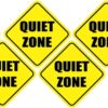 Quiet Zone Vinyl Stickers