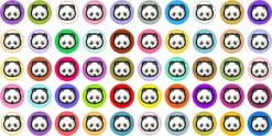 Panda Camera Dots Webcam Covers
