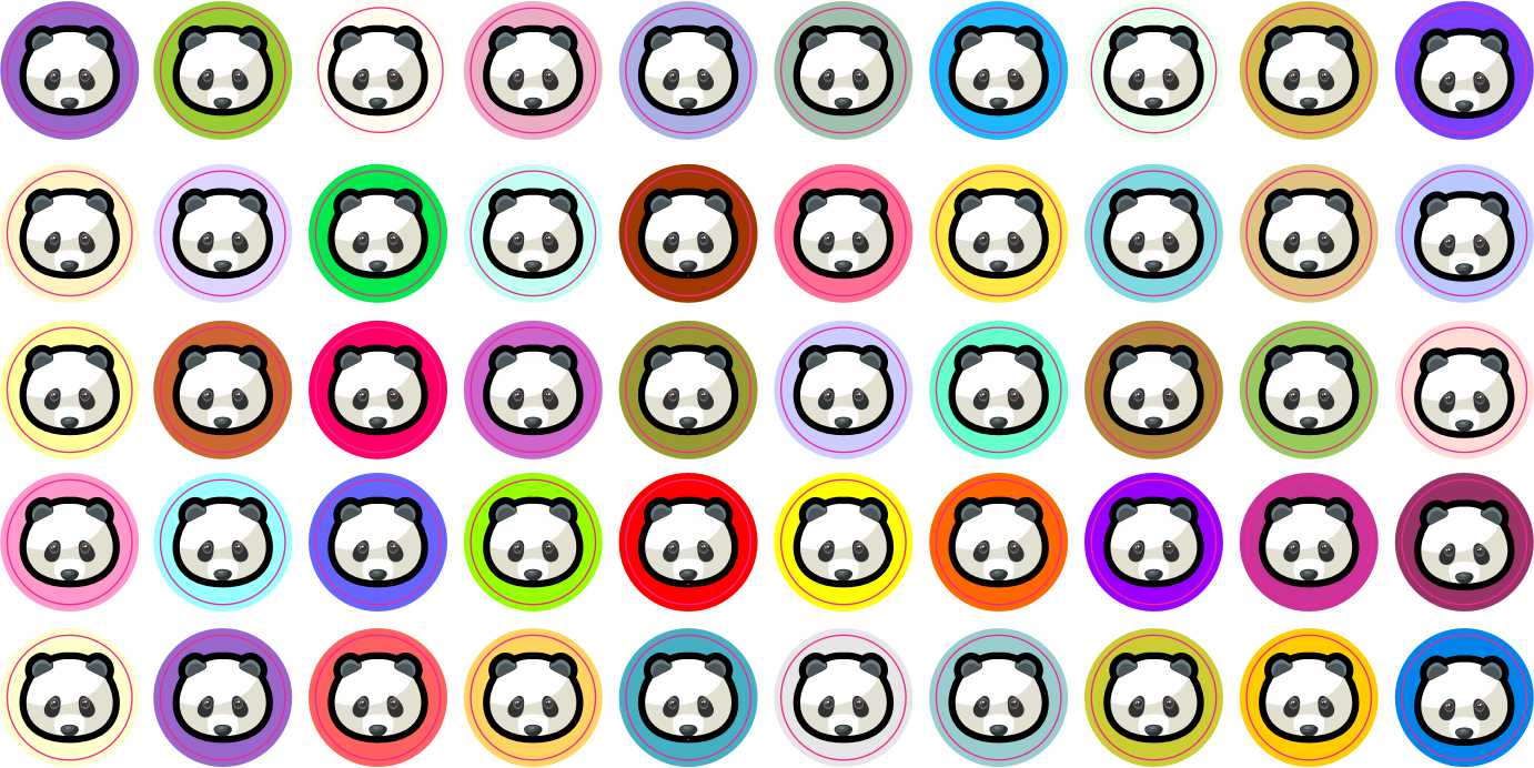 Panda Camera Dots Webcam Covers