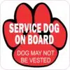 Service Dog on Board Magnet