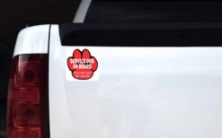 Service Dog on Board Vinyl Sticker