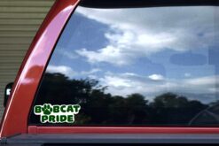 Green Bobcat Pride Vinyl Sticker