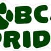 Green Bobcat Pride Vinyl Sticker