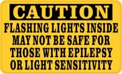 Flashing Lights Sticker