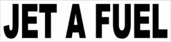 Jet A Fuel Sticker