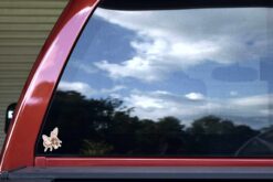 Colorful Right Facing Bee Vinyl Stickers