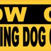 Slow Car Sightseeing Dog on Board Vinyl Sticker