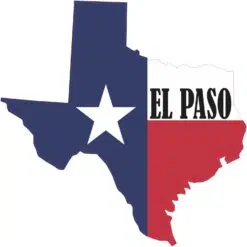 El Paso Texas Vinyl Sticker
