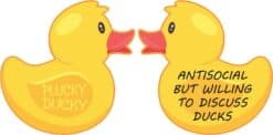 Funny Rubber Duck Vinyl Stickers