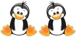 Penguin Vinyl Stickers