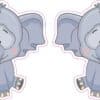Elephant Vinyl Stickers