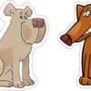 Live Love Woof Dog Vinyl Stickers