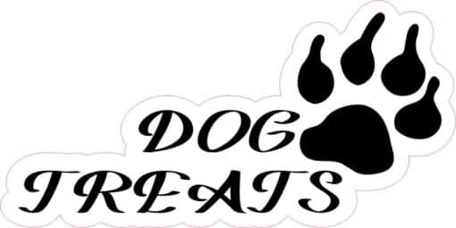 Dog Treats Vinyl Sticker