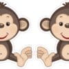 Monkey Vinyl Stickers