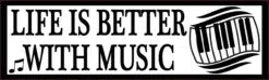 Life Is Better With Music Magnet