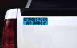 Blue Without Music Life B Flat Magnet