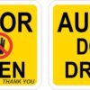 Driver Will Open Automatic Door Vinyl Stickers