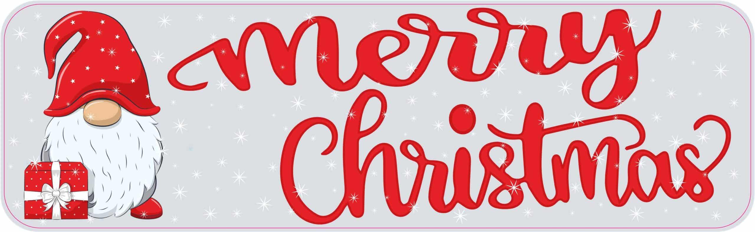 Gnome Merry Christmas Magnet