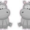 Hippopotamus Vinyl Stickers