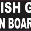 Flemish Giant on Board Vinyl Sticker