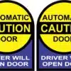 Driver Will Open Automatic Door Vinyl Stickers
