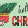 Holly and Jolly Christmas Vinyl Sticker