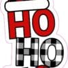 Ho Ho Ho Vinyl Sticker