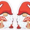 Mushroom Gnome Vinyl Stickers