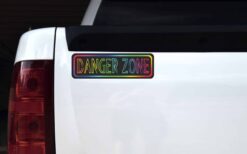 Danger Zone Vinyl Sticker