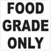 Food Grade Only Vinyl Sticker