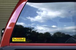 Notice Dash Cam Vinyl Stickers