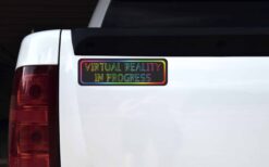 Virtual Reality in Progress Vinyl Sticker