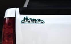 StickerTalk Philadelphia Green Skyline Sticker, 10 inches x 3 in