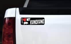 10in x 3in I Love My Kunekune Bumper Sticker Vinyl Animal Pig Vehicle Decal