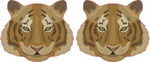Tiger Vinyl Stickers